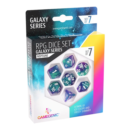 GALAXY SERIES - NEPTUNE - RPG DICE SET (7PCS)