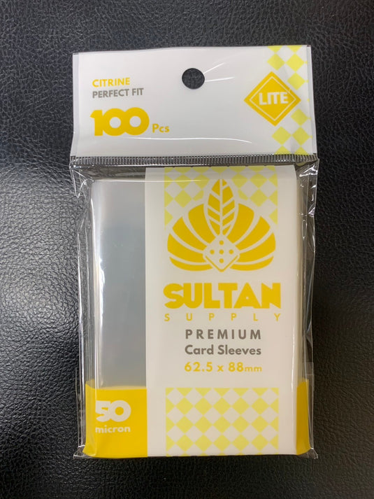 Sultan Supply: 100pcs 62.5 x 88 mm (64.5x90) (Citrine Lite) 50 micron Sleeves