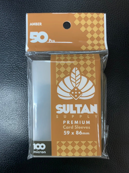 Sultan Supply: 50pcs 59 X 86mm (Amber) 90 micron Sleeves