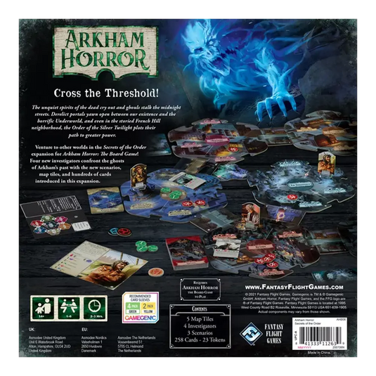 ARKHAM HORROR BOARD GAME 3RD EDITION: SECRETS OF THE ORDER EN