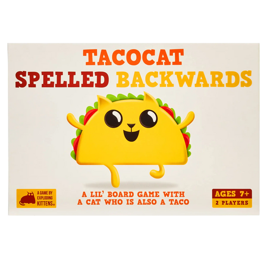 TACO CAT: SPELLED BACKWARDS EN