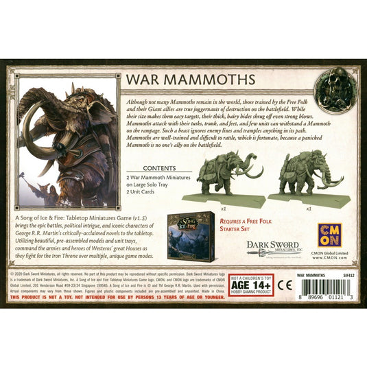 A SONG OF ICE & FIRE: War Mammoths (EN/SCN/TCN)